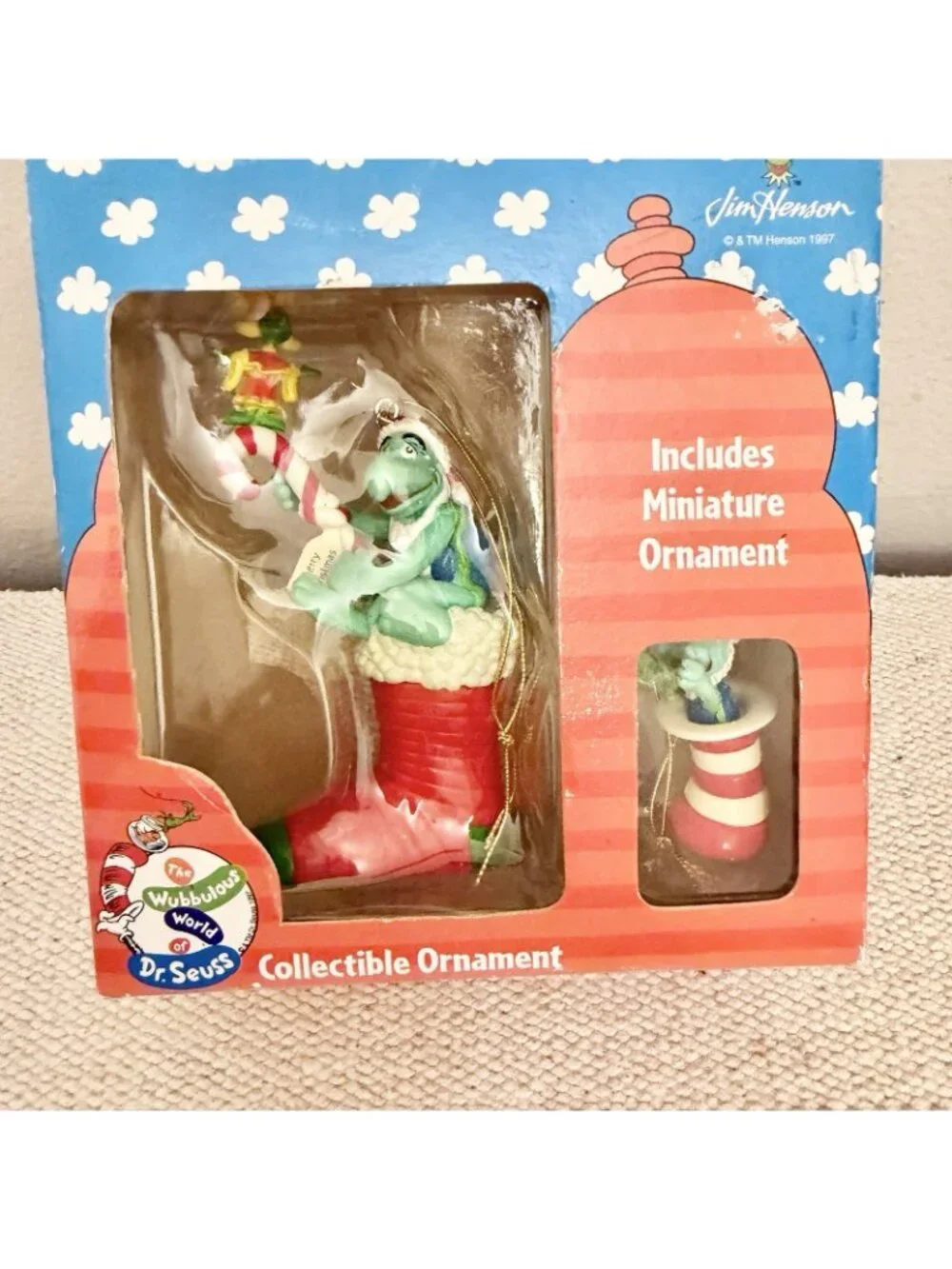 Dr. Seuss Wubbulous World Collectible Ornament 1997 Mini Ornament In Box